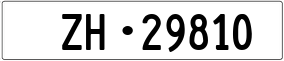 Truck License Plate